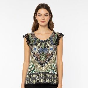 Colorful Patterned Women's Tunic